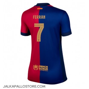 Barcelona Ferran Torres #7 Kotipaita Naisten 2024-25 Lyhythihainen